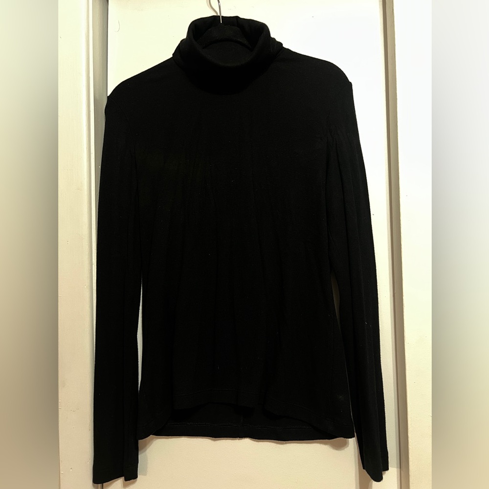 Banana Republic Classic Black Long Sleeve Top